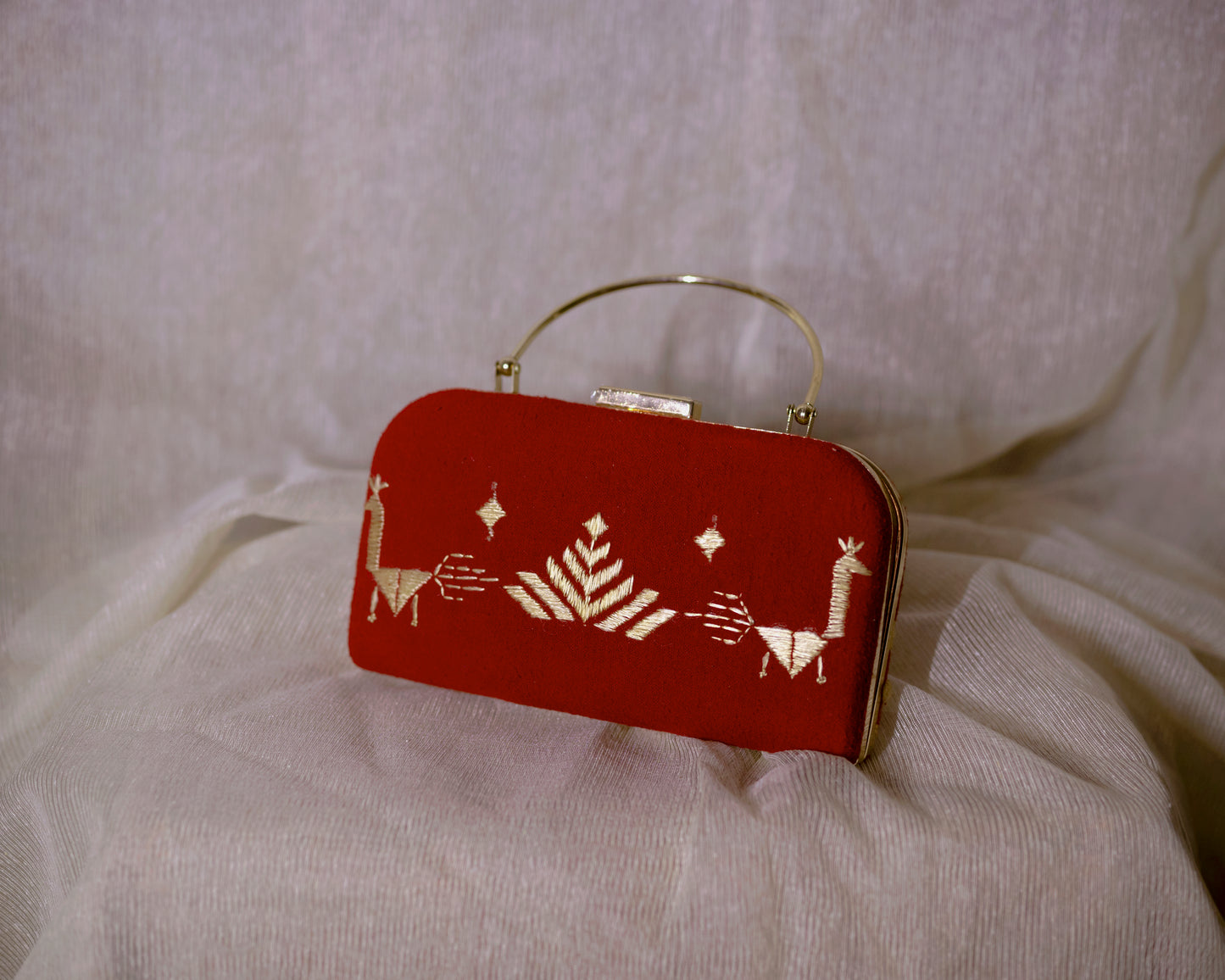 Peacock Clutch - Pehla purse