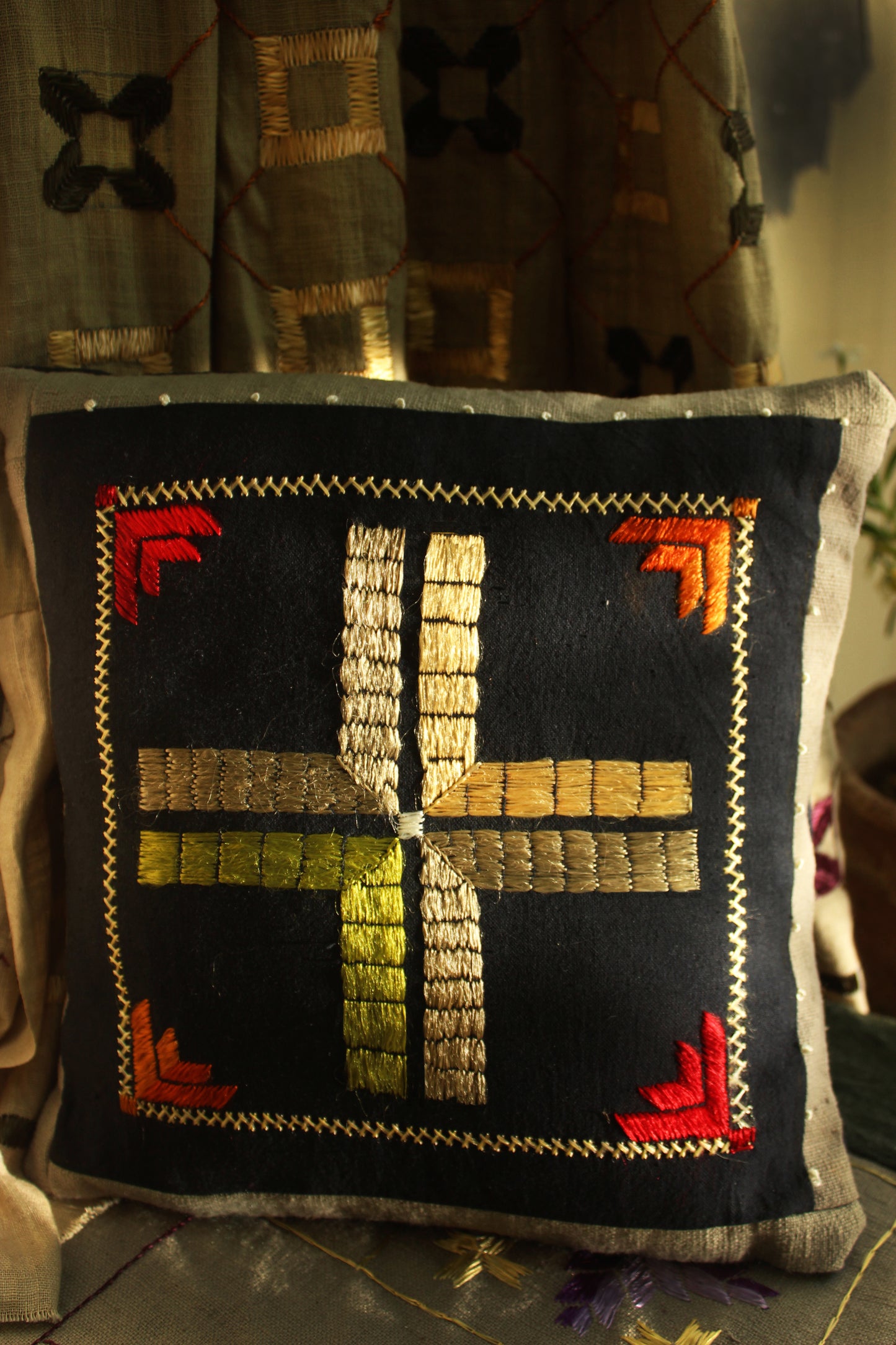 Gher  11 by 11 cushion cover