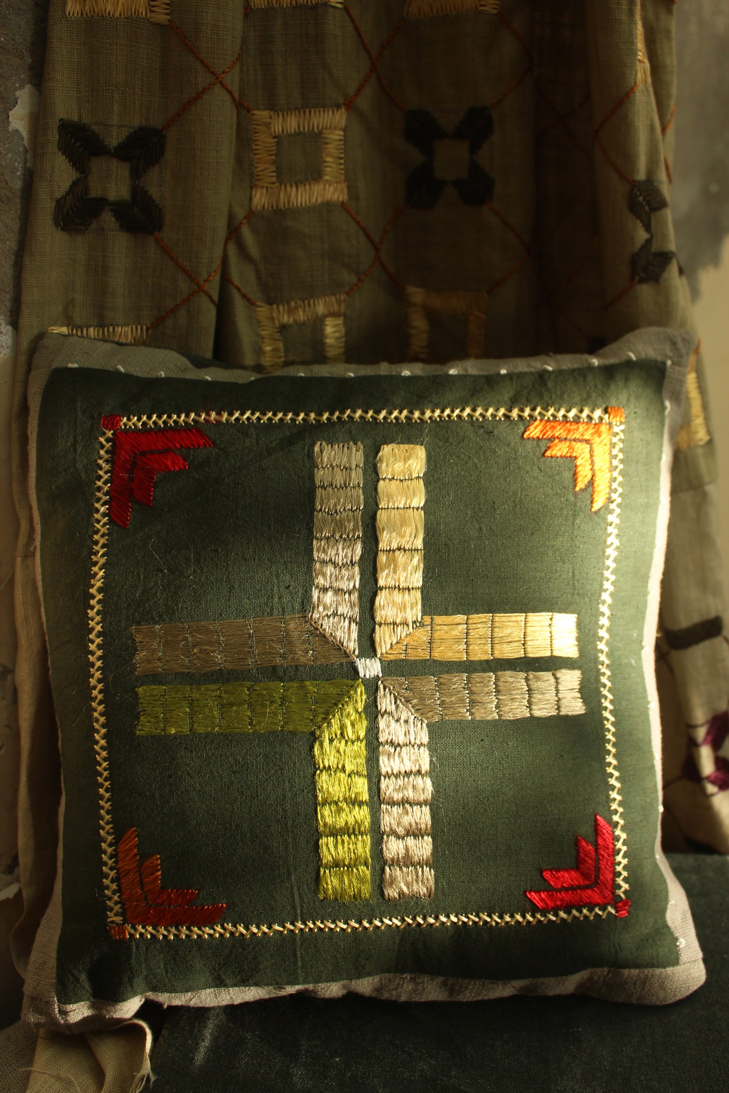 Gher  11 by 11 cushion cover